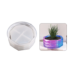 Octagon Силиконовые формы для ваз своими руками, формы для литья смолы, для изготовления изделий из уф-смолы и эпоксидной смолы, восьмиугольник, 150x59 мм