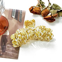 Светло-хаки Заколки для волос в форме когтей из ацетата целлюлозы, аксессуары для волос для женщин и девочек, светлый хаки, 107 мм