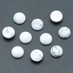 Говлит Природные кабошонов Говлит, полукруглый, 10x5 мм