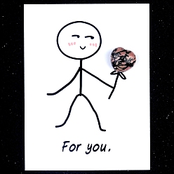 Родонит Украшения в виде сердца из натурального родонита, с бумажными карточками, фигурка для украшения дома, энергетический камень рейки для исцеления, 15 мм