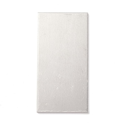 Platine (défauts de fabrication : rayures) plaques en aluminium, pour la coupe mécanique, usinage de précision, fabrication de moules, rectangle, platine, 10x5x0.3 cm