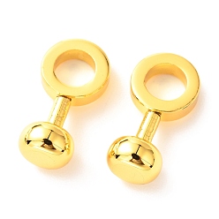 Золотой Латунные застежки для сумок своими руками, для лямки, обвязочные сумки аксессуары, золотые, 2.05x1.05x0.8 см, Внутренний диаметр: 0.6 cm