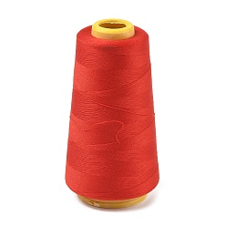 Red 3000M Polyester Machine Embroidery Threads, Sewing Thread for Quilting Crafts, Red, 0.1mm, about 3280.84 Yards(3000m)/Roll