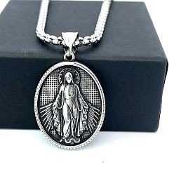 Нержавеющая Сталь Цвет Ретро-греческая мифология 304 подвески из нержавеющей стали с рельефным изображением святых, цвет нержавеющей стали