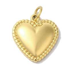 Золотой Ионное покрытие (ip) 304 подвески из нержавеющей стали, с целью перехода в кольце, сердце со словом навсегда очарование, золотые, 26x23.5x5.5 мм, отверстие : 5.5 мм