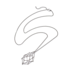 Нержавеющая Сталь Цвет Не тускнеющий мешочек из нержавеющей стали для изготовления ожерелий, пустой держатель для камней, цвет нержавеющей стали, 24.02 дюйм (61 см)