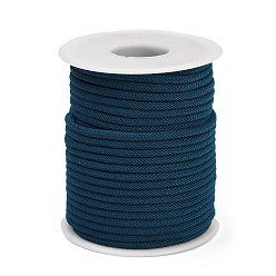 Прусский Синий Нейлоновые нити, Миланские шнуры / витые шнуры, берлинская лазурь, 3 мм, около 21.87 ярдов (20 м) / рулон