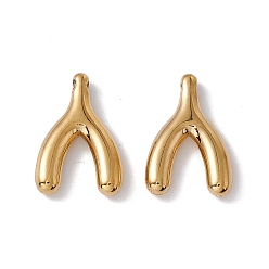 Золотой Вакуумное покрытие pvd 304 подвески из нержавеющей стали, ветки прелести, золотые, 18x12x3 мм, отверстие : 1 мм