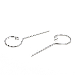 Платина Латунные штифты, для изготовления жемчуга в стиле барокко призрачной ведьмы, платина, 40x15 мм