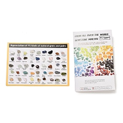 Смешанные камни 45Коллекции самородков из натуральных смешанных камней, для преподавания наук о Земле, 4.5~7x7.5~12.5 мм