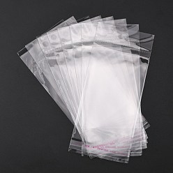 Clear OPP Cellophane Bags, Rectangle, Clear, 14x6cm, Unilateral Thickness: 0.035mm, Inner Measure: 9x6cm