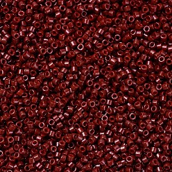 (DB2120) Duracoat Dyed Opaque Maroon MIYUKI Delica Beads, Cylinder, Japanese Seed Beads, 11/0, (DB2120) Duracoat Dyed Opaque Maroon, 1.3x1.6mm, Hole: 0.8mm, about 10000pcs/bag, 50g/bag