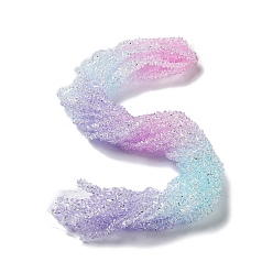 Бледно-Розовый Прозрачные стеклянные бусины, сегментированные разноцветные бусины, треугольные, розовый жемчуг, 4.5x4.5x3 мм, отверстие : 0.9 мм, около 142 шт / нитка, 13.58~13.78'' (34.5~35 см)