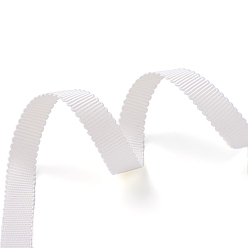 Морская Ракушка Полиэстер Grosgrain ленты, петершам лента, для изготовления ювелирных изделий, цвет морской раковины, 3/8 дюйм (10 мм), 50yards / рулон (45.72 м / рулон)