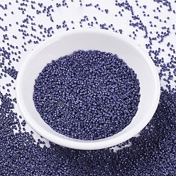 (DB0377) Matte Metallic Royal Blue MIYUKI Delica Beads, Cylinder, Japanese Seed Beads, 11/0, (DB0377) Matte Metallic Royal Blue, 1.3x1.6mm, Hole: 0.8mm, about 2000pcs/bottle, 10g/bottle