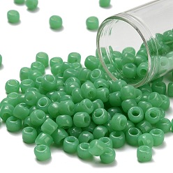 (156) Ceylon Jade Тохо 3/0 круглые бусины, японский бисер, (156) цейлонский нефрит, 5.5 мм, отверстие : 1.9 мм, Около 2700 шт / фунт