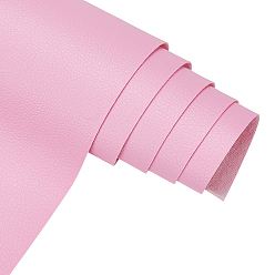 Pink Искусственная кожа пвх, аксессуары для одежды, розовые, 33x0.05 см, 1.4 м / рулон.