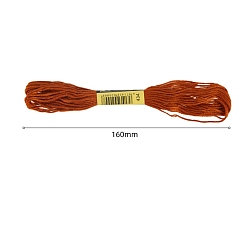 Сиена Нитки хлопчатобумажные швейные, цвет охры, 3 мм, около 8.57 ярдов (7.84 м) / моток