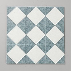 Кадет Синий Пол из АБС-пластика с имитацией древесного зерна, украшение кукольного домика, кадетский синий, 148x148x2.7 мм