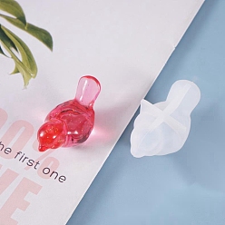 Белый 3 Силиконовые формы d Bird, формы для литья смолы, для уф-смолы, изготовление ювелирных изделий из эпоксидной смолы, белые, 47x26x25 мм