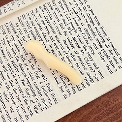 Лимонный шифон Заколки для волос из кожи аллигатора, аксессуары для волос для женщин и девочек, волна, лимонный шифон, 68.4 мм