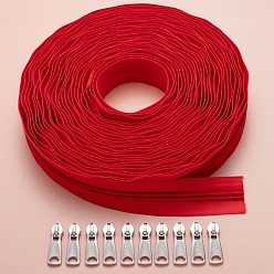 Красный Нейлоновая лента-молния, с застежкой-молнией, для самостоятельного шитья портного сумка для рукоделия, красные, 32x6 мм