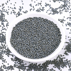 (RR2002) Matte Metallic Silver Gray MIYUKI Round Rocailles Beads, Japanese Seed Beads, 11/0, (RR2002) Matte Metallic Silver Gray, 11/0, 2x1.3mm, Hole: 0.8mm, about 5500pcs/50g