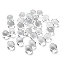 Прозрачный Искусственные хрустальные прозрачные акриловые бусины, яйцо, Топ пробуренной, прозрачные, 18.5x14.5~15 мм, отверстие : 1.3 мм, Около 400 шт / 1000 г