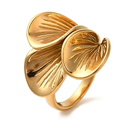 Золотой Ионное покрытие (ip) 304 перстни из нержавеющей стали, широкое кольцо для женщин, золотые, 28 мм, размер США 7 (17.3 мм)