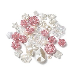 (52) Непрозрачная лаванда Непрозрачные акриловые бусины, разнообразные, разноцветные, 7.5~28x7.5~24.5x2~8 мм, отверстие : 1~2 мм, Около 1250 шт / 500 г