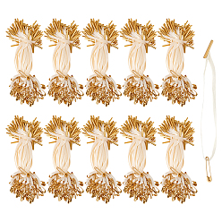 Фора 1000 шт. атласные цепочки для бирок, застежка для бирок на одежду, с сплава штифта, оранжевые, 92 мм