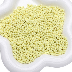 Светло-хаки Непрозрачные акриловые бусины в виде арахиса, светлый хаки, 6x4 мм, о 105 шт / комплект