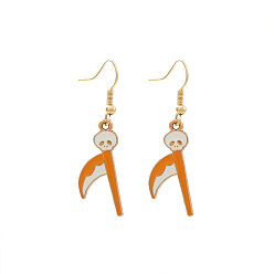 Tool Серьги с подвесками из сплава эмали на Хэллоуин, золотые, инструмент, 47x12 мм