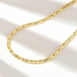 Настоящее золото 18K Ожерелья из латунной цепочки «бостон», долговечный, стойки покрытие, без свинца и без кадмия, реальный 18 k позолоченный, 18.50 дюйм (47 см)