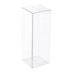 Белый Пластиковая коробка из пвх, прямоугольные, белые, 7x7x20 см