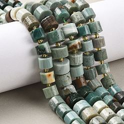 Океанический Джаспер Океан Природный яшмы бисер нитей, колонка, с бисером, 9.5~11x5.5~7 мм, отверстие : 1 мм, около 40~47 шт / нитка, 15.75'' (40 см) ~ 15.94'' (40.5 см)