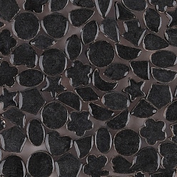 Черный Мозаика из керамогранита, мозаика неправильной формы, для поделок из мозаики своими руками, рамы для картин, разнообразные, чёрные, 10x5 мм, 170 шт / пакет