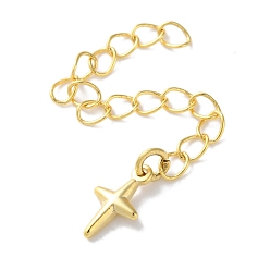 Настоящее золото 24K Латунь заканчивается цепью, звезда, без кадмия и без свинца, реальный 24 k позолоченный, 62 мм