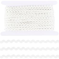 Белый Полиэфирная лента, с картонной карточкой, белые, 1/4 дюйм (7.5 мм), 25 ярдов