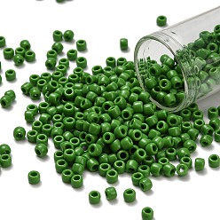 (47) Opaque Mint Green Тохо 6/0 круглые бусины, японский бисер, (47) непрозрачный мятно-зеленый, 4 мм, отверстие : 1.5 мм, Около 840 шт / 50 г