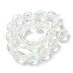 Прозрачный Нити из фольги в технике лэмпворк, кошка, прозрачные, 13x15x11~11.5 мм, отверстие : 1.2~1.6 мм, около 20 шт / нитка, 11.89'' (30.2 см)