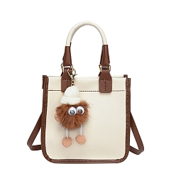 Белый Наборы сумок через плечо своими руками, включая материалы для сумки из искусственной кожи и молнию, белые, 210x200x100 мм