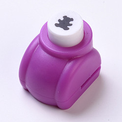 Случайный Цвет Пластиковые наборы для пунша для скрапбукинга и бумажных промыслов, бумажные формочек, медведь, случайный один цвет или случайный смешанный цвет, 33x26x32 мм