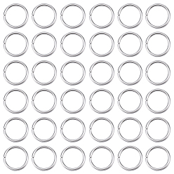 Нержавеющая Сталь Цвет 304 1000шт. открытые соединительные кольца из нержавеющей стали, цвет нержавеющей стали, 18 датчик, 10x1 мм, внутренний диаметр: 8 мм