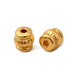 Золотой Бусины тибетского стиля , без кадмия и без свинца, баррель, золотые, 5x5x5 мм, отверстие : 1.5 мм