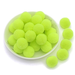 Зелено-Желтый Полиэстеровый мяч, аксессуары для костюма, аксессуары, круглые, зеленый желтый, 10 мм, 288 шт / пакет