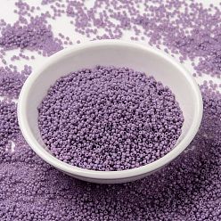 (RR4486) Duracoat Dyed Opaque Crocus MIYUKI Round Rocailles Beads, Japanese Seed Beads, 15/0, (RR4486) Duracoat Dyed Opaque Crocus, 1.5mm, Hole: 0.7mm, about 250000pcs/pound