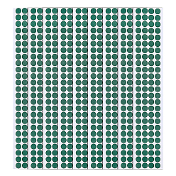 Темно-Зеленый 1000шт. самоклеящиеся изоляционные кольца из ячменной бумаги Highland для литиевых батарей, темно-зеленый, 380x300 мм, круглый : 17.8 мм, внутренний диаметр: 10.5 мм
