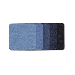 Квадрат Компьютеризированная вышивка тканью утюжок на / шить на заплатках, аксессуары для костюма, квадратный, 75x75 мм, 5 шт / комплект