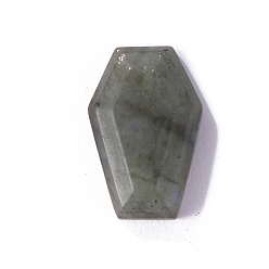 Лабрадорита Натуральный аметист полигональный дисплей украшение, фигурка для украшения дома, энергетический камень рейки для исцеления, 30x20 мм